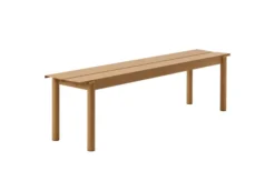 Linear Steel Bänk Utemöbel