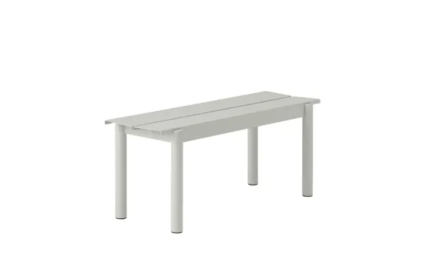 Linear Steel Bänk Utemöbel