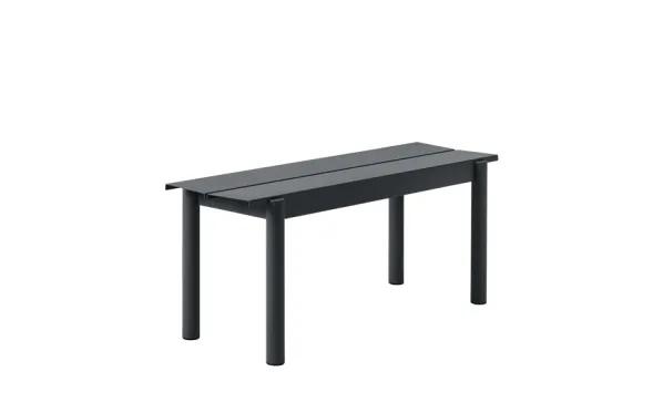Linear Steel Bänk Utemöbel