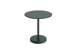 Linear Steel Cafébord Runt