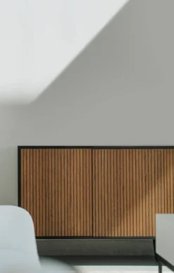 Line Burned Walnut Skänk