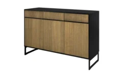 Line Burned Walnut Skänk Hög