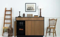 Line Burned Walnut TV-Lift
