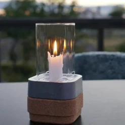 Ljusstake Stumpastaken Ettan Set Korkbotten Natur