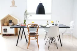 Loop Stand Table Matbord Svart