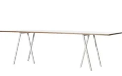 Loop Stand Table Matbord Vitt