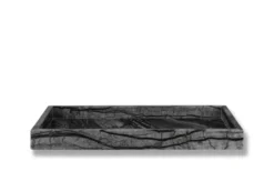 Marble Deco Tray Bricka Black/Grey