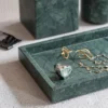 Marble Deco Tray Bricka Dark Forest