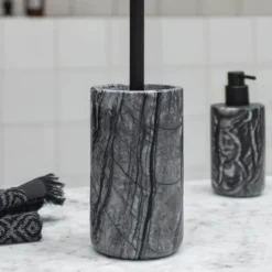 Marble Toalettborste Black/Grey