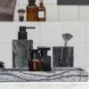 Marble Tvålpump Black/Grey