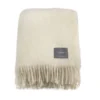 Mohair Pläd Bright White