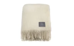 Mohair Pläd Bright White