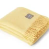 Mohair Pläd Golden Yellow