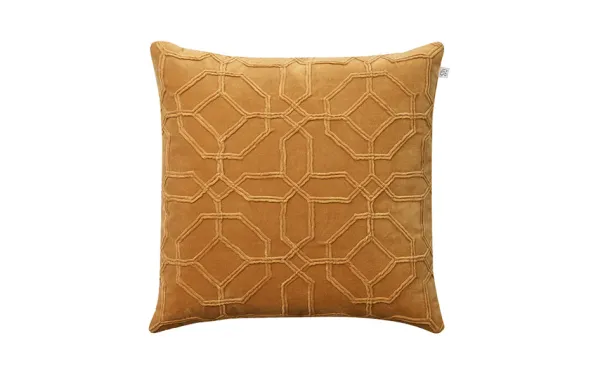 Nandi Velvet Kuddfodral Masala Yellow