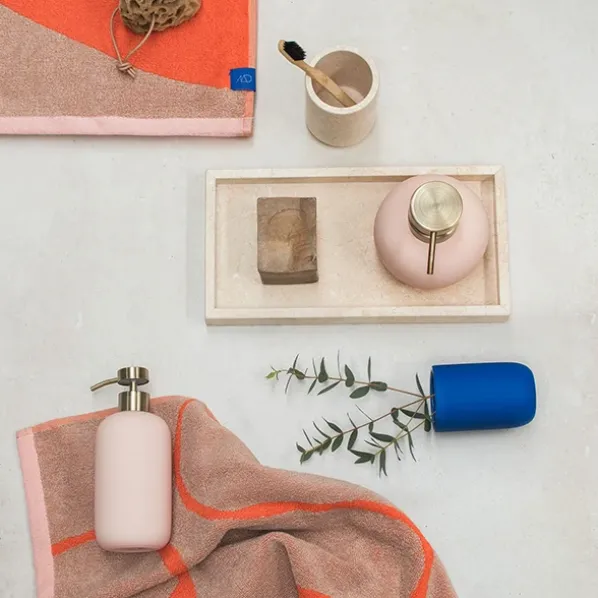 Nova Arte Handduk Latte/Orange