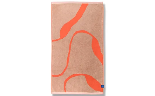 Nova Arte Handduk Latte/Orange