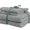 Organic Premium Handduk Heather Grey 4-Pack
