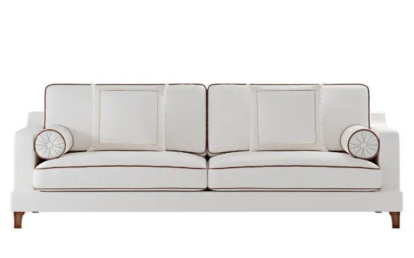 Orlando 3-Sits Soffa m. Piping