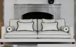 Orlando 3-Sits Soffa m. Piping