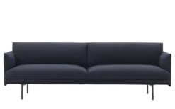 Outline 3-Sits Soffa Polerad Aluminium
