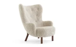 Petra Lounge Chair Fåtölj Sheepskin Moonlight