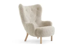 Petra Lounge Chair Fåtölj Sheepskin Moonlight