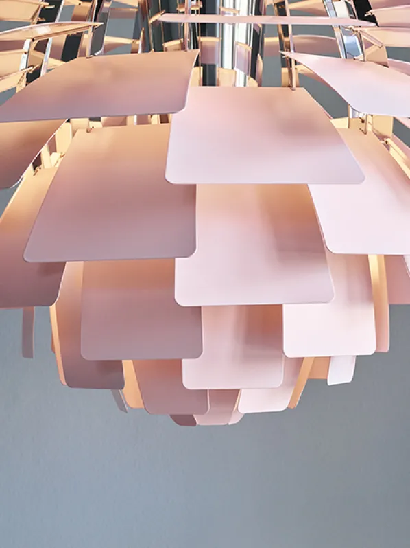 PH 60 Kotte Taklampa Pale Rose