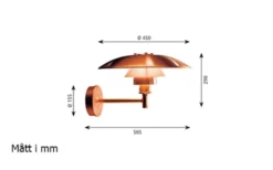 PH Vägglampa Utomhusbelysning