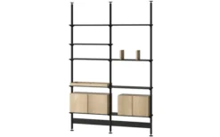 Pira G2 Golv-Tak Bundle A Svart/Ek