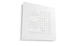 QlockTwo Earth 45 Pulverlackerad
