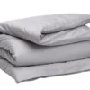 Sateen Påslakan Enkelt Moon Grey