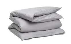 Sateen Påslakan Enkelt Moon Grey
