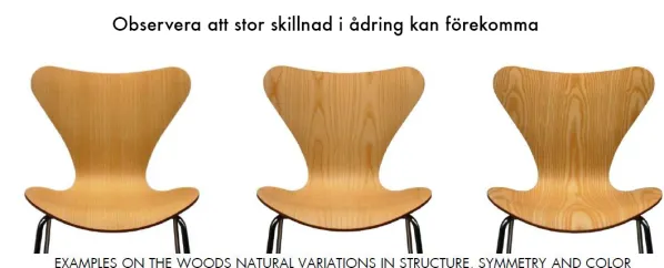 Sjuan 3107 Stol Träfanér