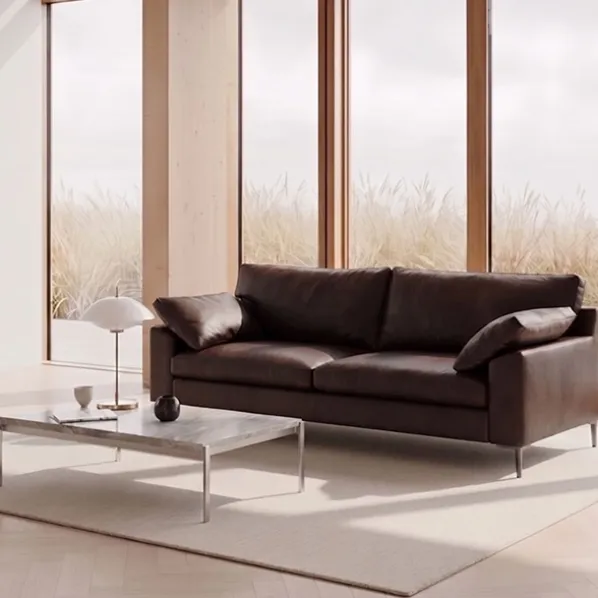 SL 329 Soffa 2,5-sits Läder