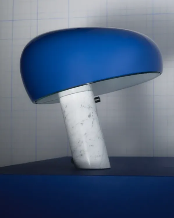 Snoopy Bordslampa Navy Blue