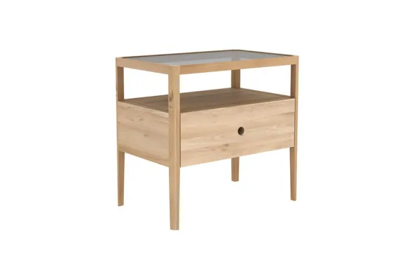 Spindle Sängbord Ek