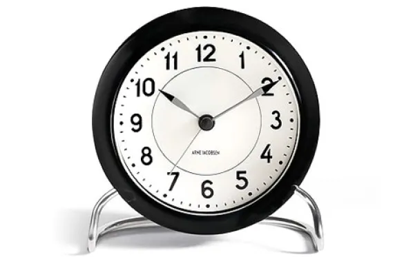 Station Väckarklocka Svart