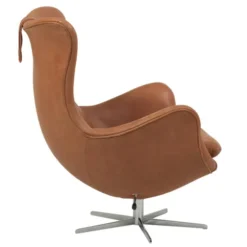 Status Fåtölj Vintage Läder