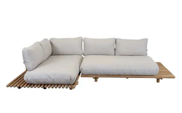 Sticks Platform Hörnsoffa Teak Utemöbel