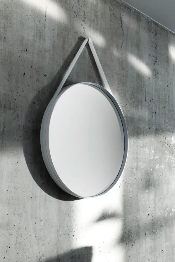 Strap Mirror Spegel Light Grey