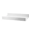 String Galvaniserad Hyllplan Metall 58 x 30 cm Hög Kant