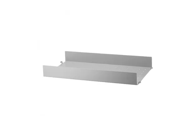 String Hyllplan Metall 58 x 30 cm Hög Kant