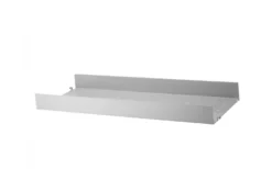 String Hyllplan Metall 78 x 30 cm Hög Kant