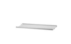 String Hyllplan Metall 58 x 20 cm Låg Kant