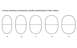 Superellips Bord Med 2. Iläggsskivor