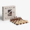 The Minimalist Wood Chess Spel