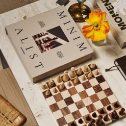 The Minimalist Wood Chess Spel