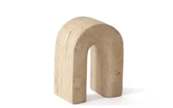 Travertine Bookend Bokstöd