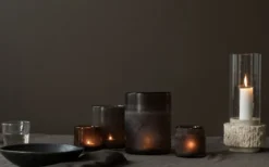 Travertine Candleholder Ljuslykta