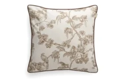 Tree Print Kuddfodral Satin Taupe